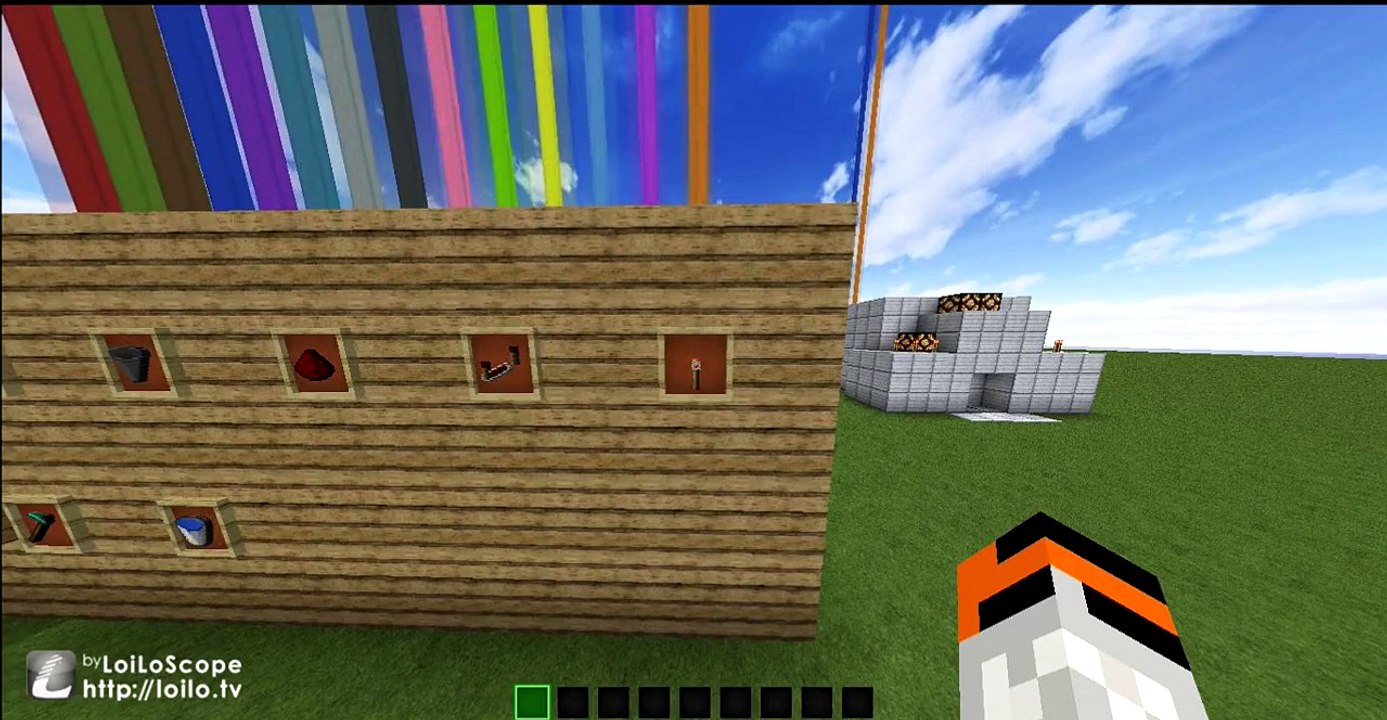 【minecraft】サバイバルで使えるレッドストーン関係のものを作ってみた