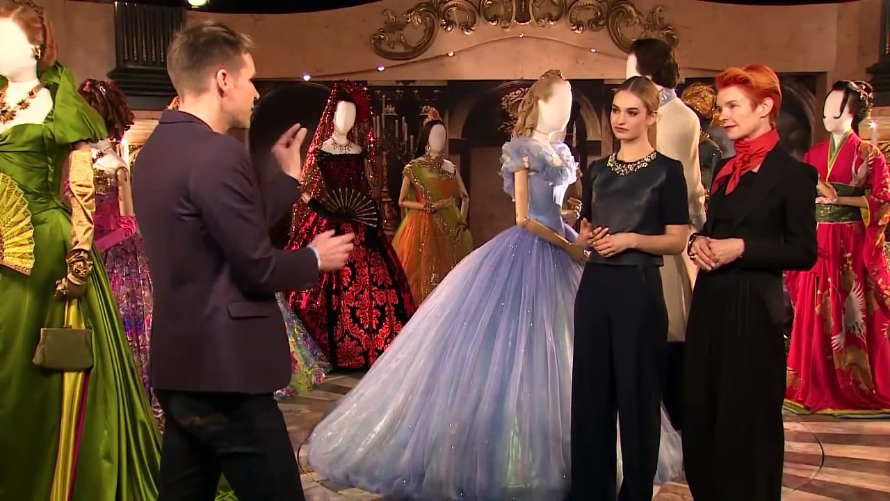 Cinderella - exhibition interview with Lily James