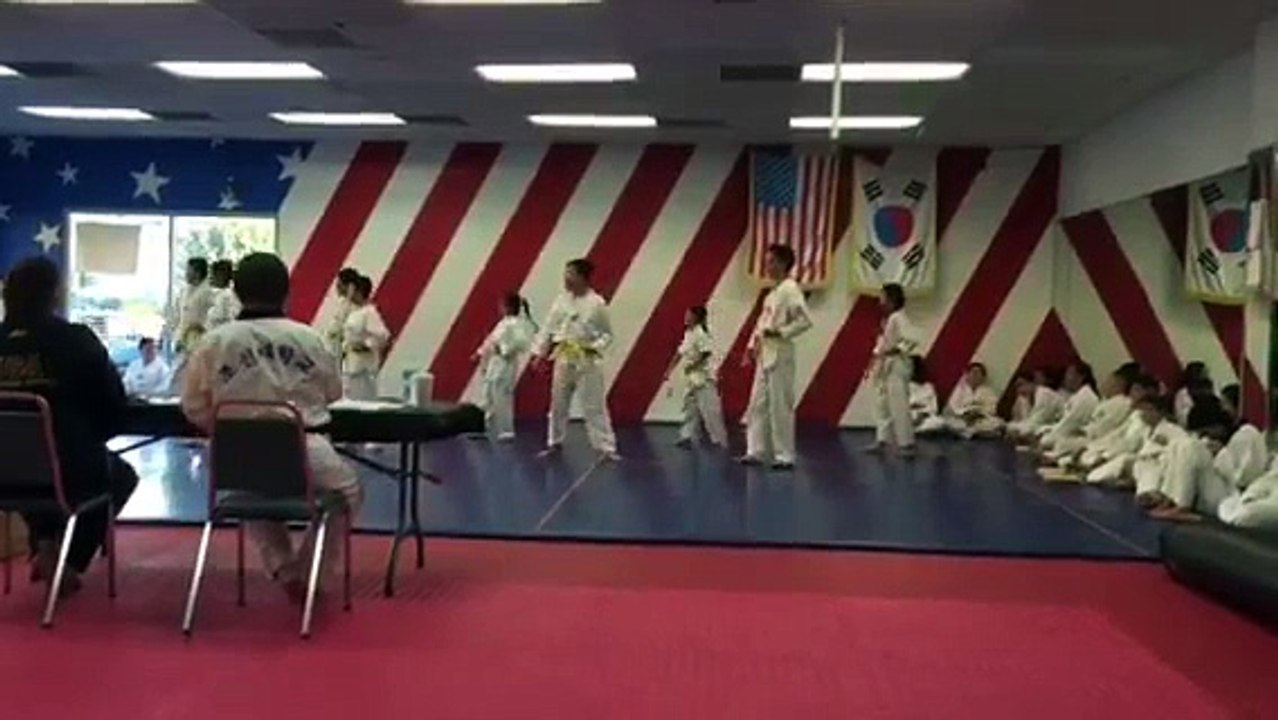 Yellow bell Taekwondo form