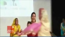 Harsimrat Badal and Smriti Irani Gidda