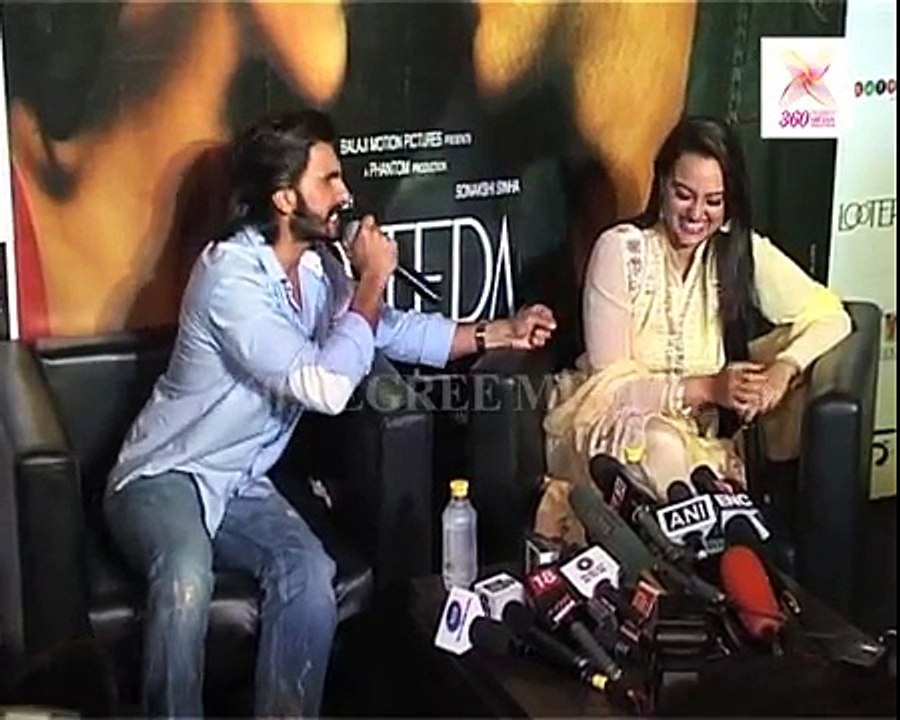 Ranveer Singh share his intense scene with Sonakshi Sinha for their film "Lootera" in Delhi- Lootera