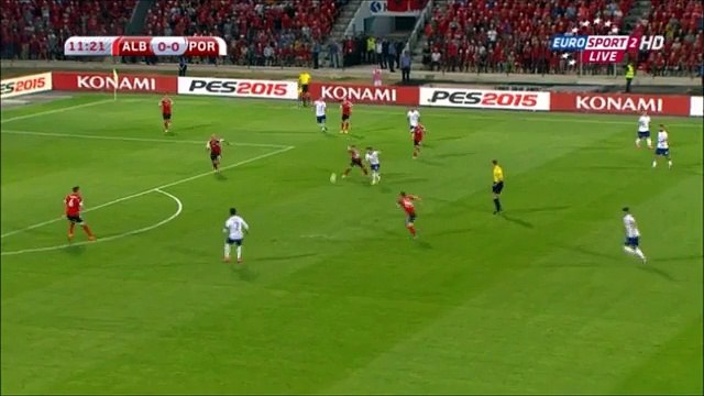 Albania 0 : 1 Portugal - EURO qualification grp. I - Full Highlights - 07/09/2015