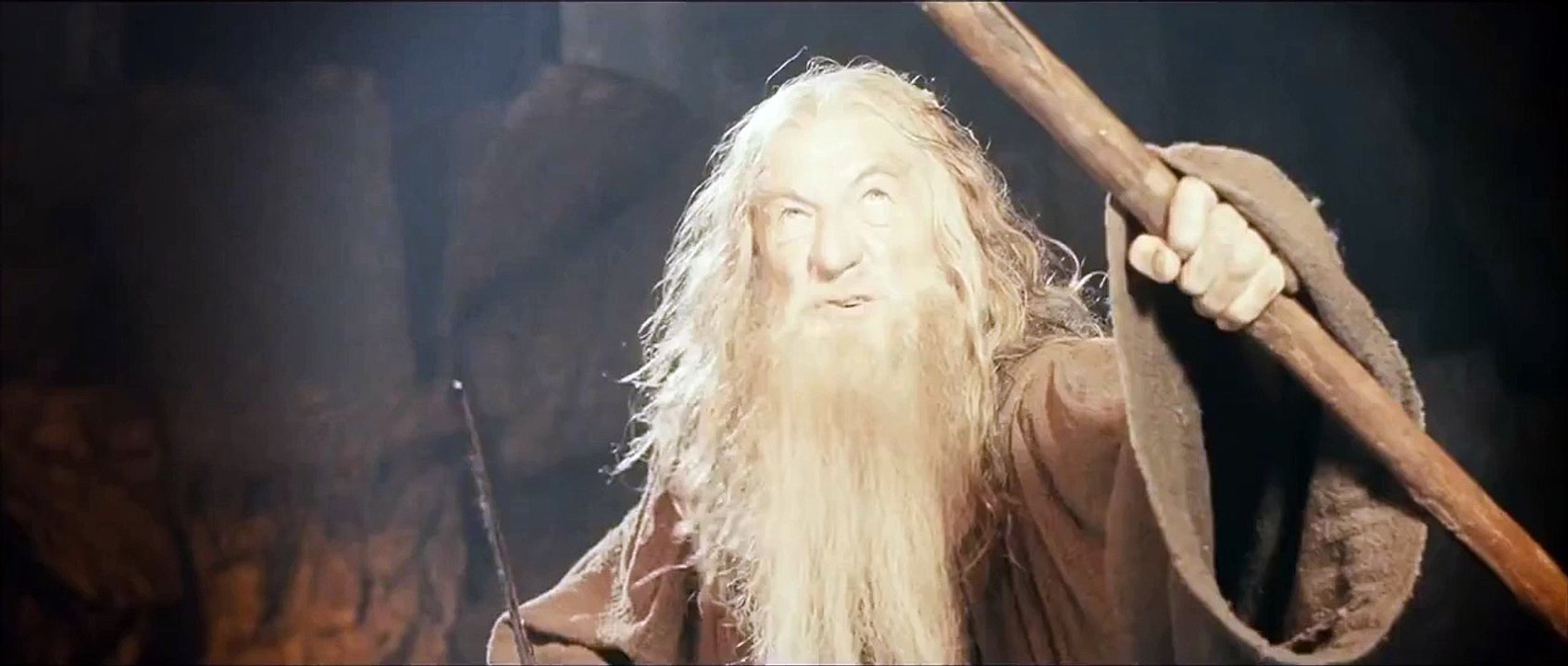 LOTR - The Fellowship Of The Ring - Gandalf vs. Balrog (Epic Battle - The Fall of Gandalf)