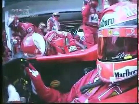 F1 2003 Michael Schumacher Fire Onboard, Austria 2003