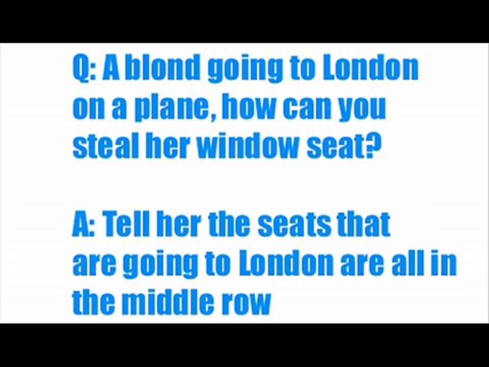 30 Blonde Jokes