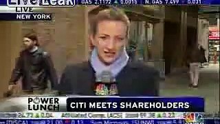 CNBC LIVE BLOOPER - Vote for Sanjaya !