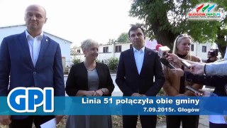 Linia 51 połączyła obie gminy