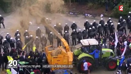 Les agriculteurs à Bruxelles donnent de la voix