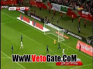 بولندا تسحق جبل طارق بثمانيه اهداف بتصفيات اليورو