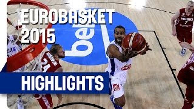 France v Poland - Group A - Game Highlights - EuroBasket 2015