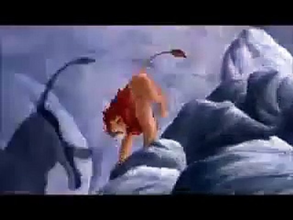 The Lion King Simba Confronts Scar
