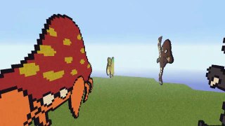 Pokémon Minecraft Pixel Art Part 10: Milotic and Camerupt