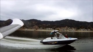GoPro on RC plane flown from Boat. Lake Elsinore.