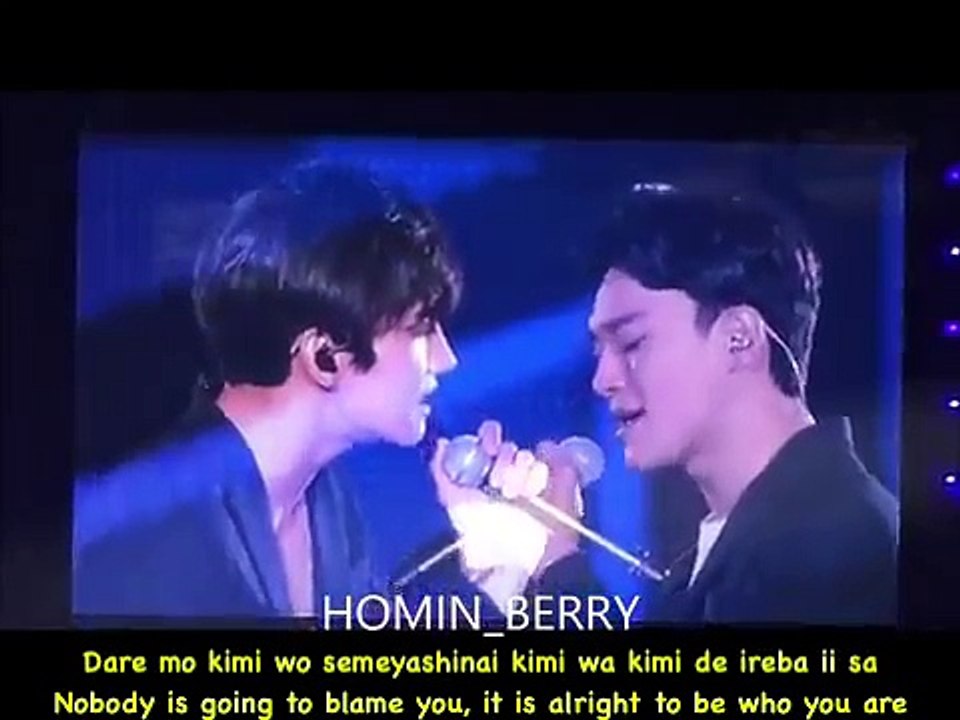 Changmin Kyuhyun Chen -Bolero Eng Trans SMTown Tokyo