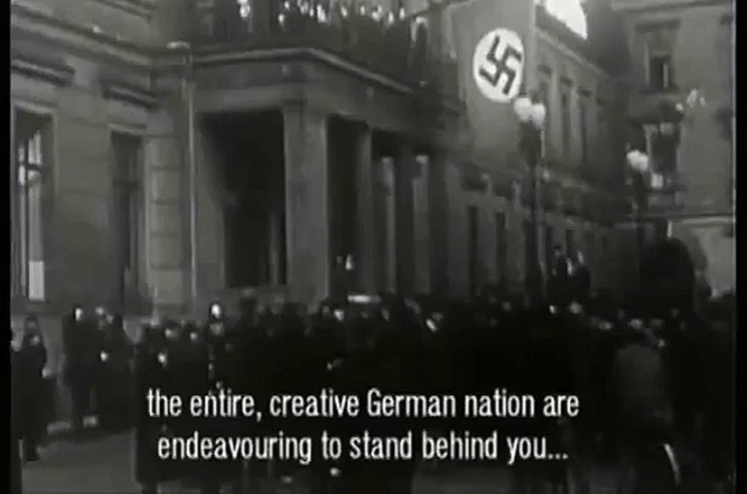 Joseph Goebbels & Adolf Hitler:Party Victory Speech