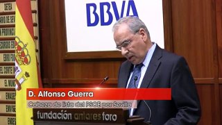 Conferencia de D. Alfonso Guerra: 