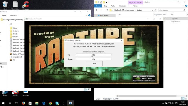 Bioshock 1 Çalışmayı Durdurdu Hatası Çözümü