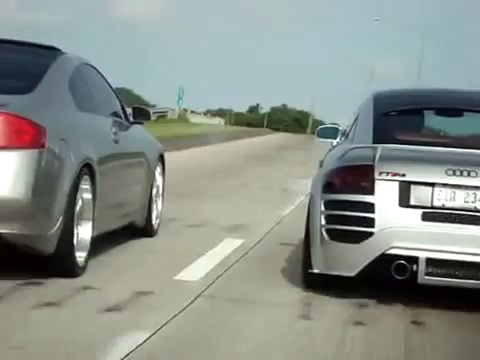 Audi TT 1.8T vs İnfiniti G35 Street Race