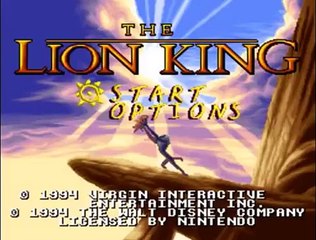 The Lion King for SNES - The Stampede (no damage)