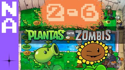 Plantas Vs. Zombies - Gameplay - Nivel 2 - 6