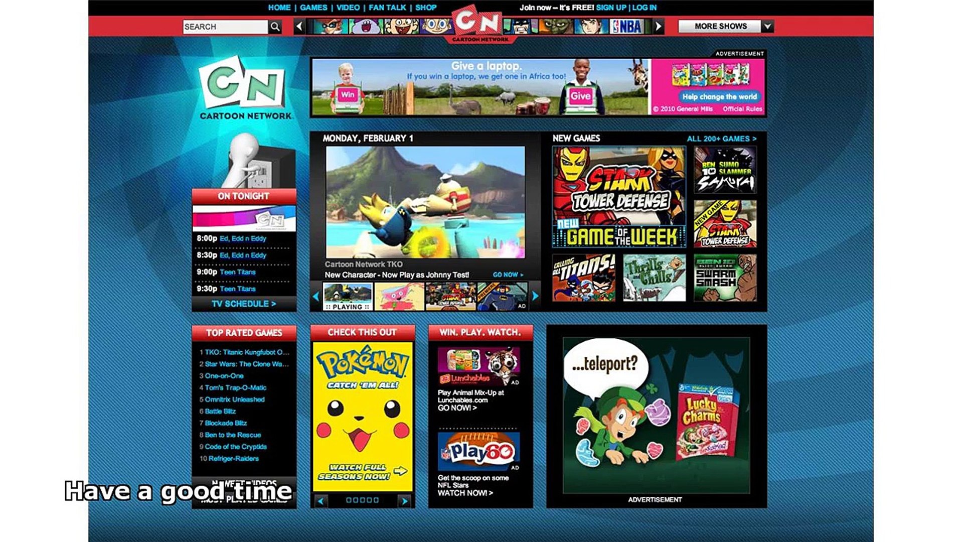 Cartoon 2024 network website