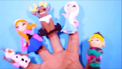 Finger Family Song with Frozens Elsa & Anna