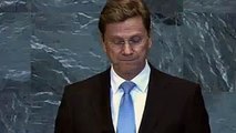 Guido Westerwelle Versprecher bei UNO - Rede [Fail]