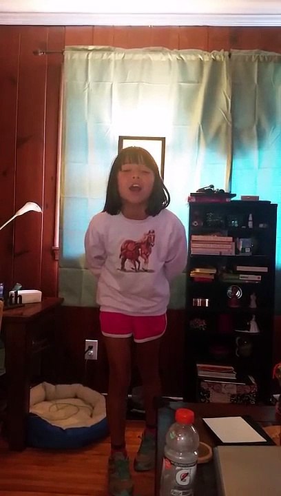 girl makes amazing animal sounds
