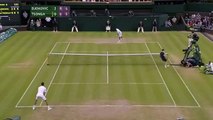 Novak Djokovic hits best return ever - Wimbledon 2014.