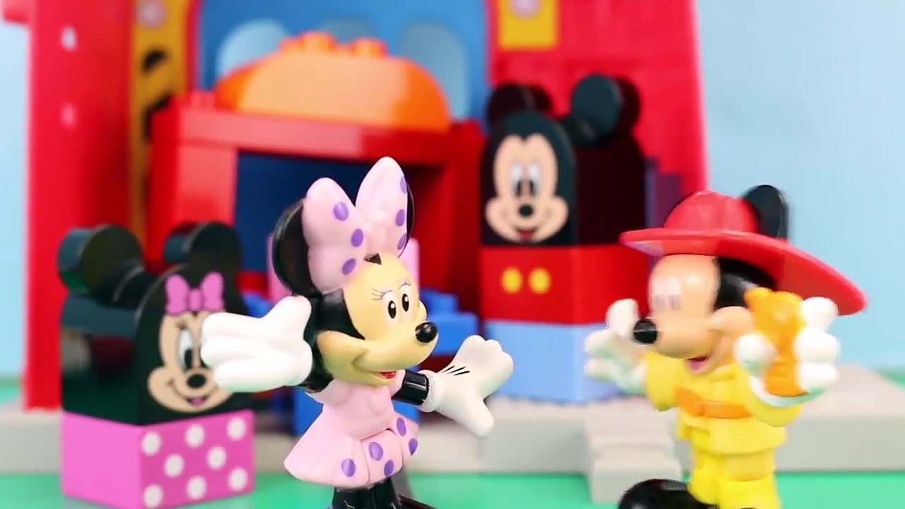 Mickey Mouse Duplo Lego  Spiderman Duplo Lego Minnie Mouse Hulk and Captain America