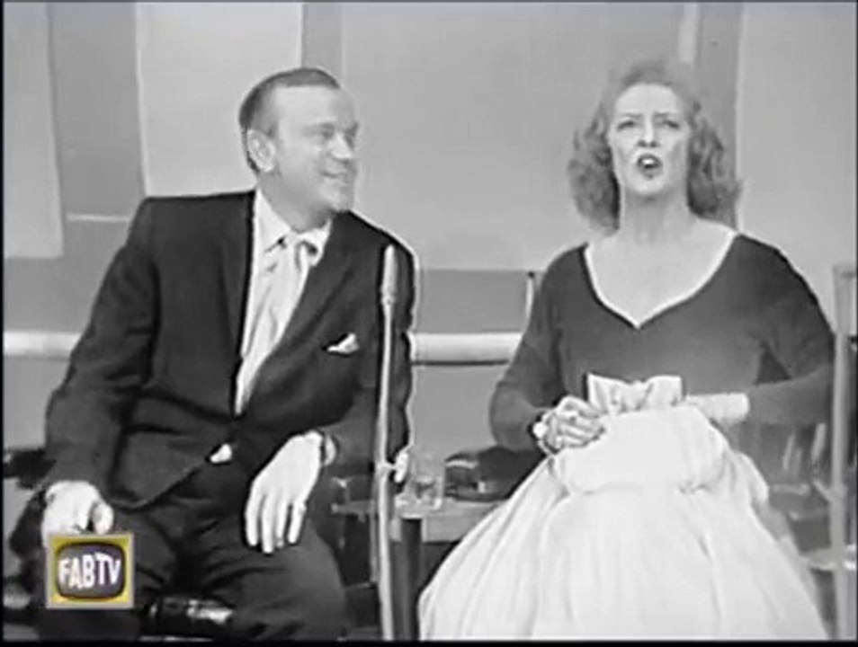 Bette Davis, Jonathan Winters on Jack Paar Show - 1962