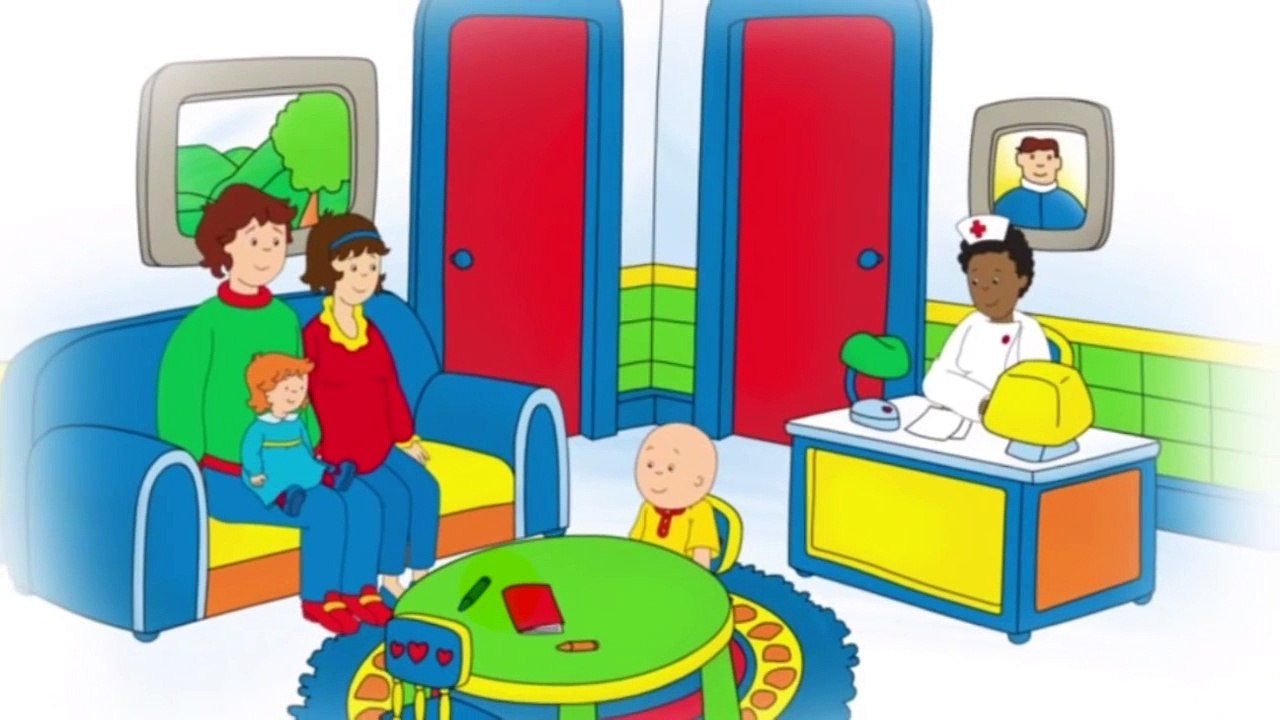 Caillou cartoon game playing doctor check-up-caillou english full episodes