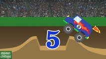 Monster Trucks Teaching Numbers 1 to 10   Number Counting for Kids | song for children
