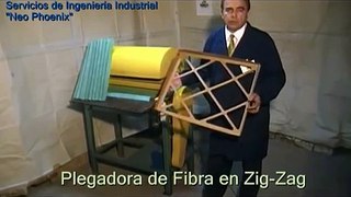 Fabricación Plegadoras zig-zag para fibra de filtros, Troqueladoras, engomadoras, troqueles