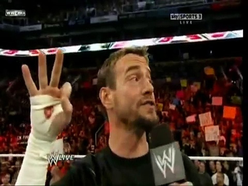 WWE Monday Night Raw - Demon CM Punk vs The Chipmunks