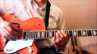 The Beatles - I Want To Hold Your Hand Rhythm Guitar Tutorial & Cover with Tabs