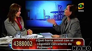 Rosario Fernández justifica cárcel dorada de Fujimori (La Ventana Indiscreta 04-08-2008)
