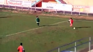 Greek children playing football score an amazing team goal   reminiscent of ronaldinho