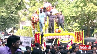Director K.Balachander Funeral! Rajini & Vairamuthu About To Cry! | NAKKHEERAN WEBTV