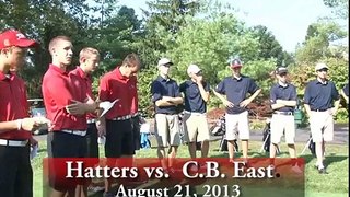 Hatters vs  CB East Golf 8 21 13
