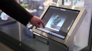 Interactive e-Labeling Touch Screen Kiosk at Royal Ontario Museum