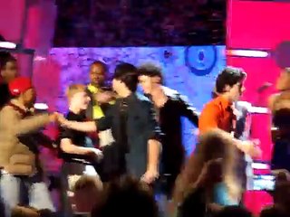 Kids Inaugural... Party (Miley and Nick Hug)