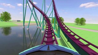 Mako Roller Coaster B&M Hyper POV from SeaWorld Orlando 2016