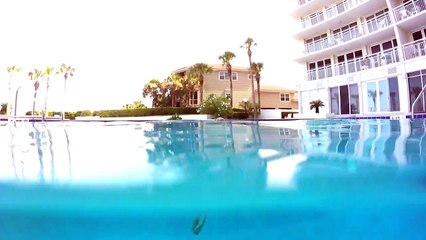 Beautiful Woman Swimming Underwater