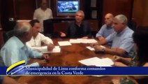 Alcalde de Lima toma acciones ante oleajes anómalos en la Costa Verde