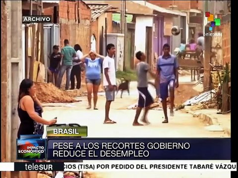 Brasil: pese a recortes, el gobierno logra reducir el desempleo