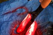 DIY How to make The Red Slippers Judy Garland wore in The Wizard of Oz