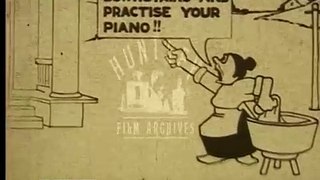 Cat and Mouse Cartoon, 1920's - Film 17913