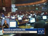 Inician demanda de repetición en contra de exdiputados por destitución de jueces