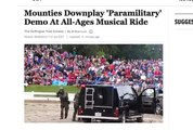 WOW! Paramilitary Demonstration at RCMP Musical Ride! Police State Conditioning